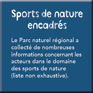 sports de nature encadrés