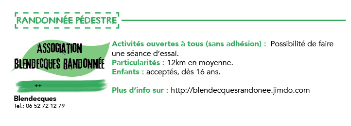 Blendecques randonnée