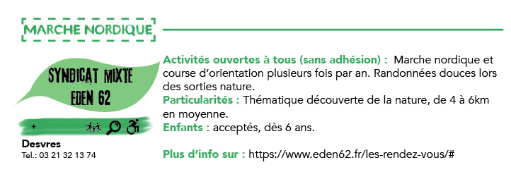 Desvres Eden 62 marche nordique