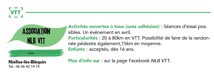 Nielles-les-Bléquin NLB VTT