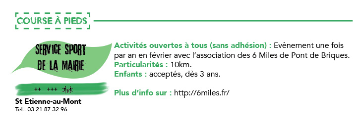St-Etienne-au-mont service sports mairie
