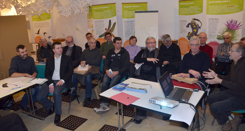 un atelier de l'assemblée du territoire