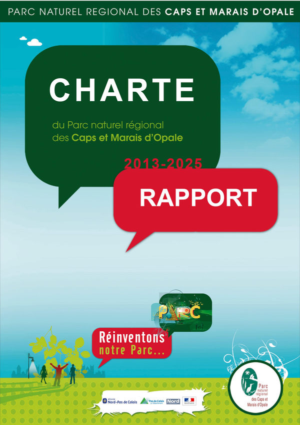 couverture du rapport de la charte du Parc