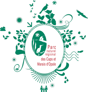 le logo du Parc dans une myriade de symboles naturels